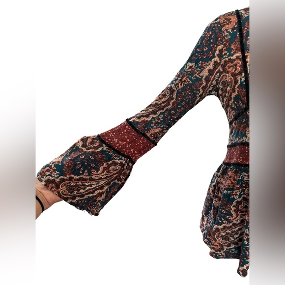 American Eagle Boho Tassel Shirt Size XS - Picture 5 of 11